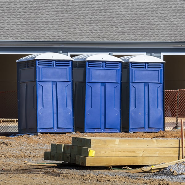 what is the expected delivery and pickup timeframe for the portable restrooms in North Topsail Beach